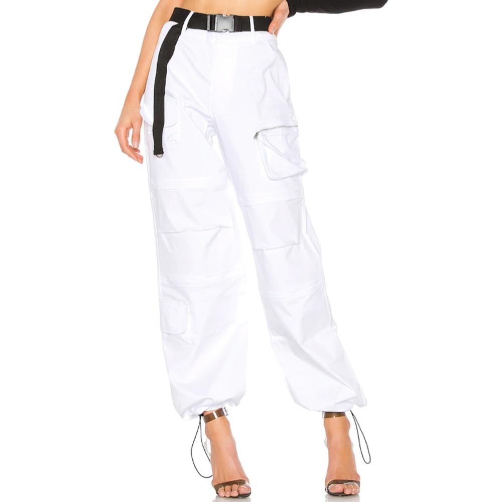 NWT I Am Gia White Edam Cargo Pant
